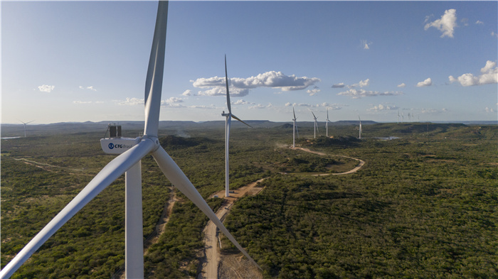 三峡巴西公司帕尔梅拉陆上风电项目。三峡巴西公司供图